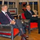 Rodríguez Ibarra y Carod en uno de los programas de «Las cerezas»