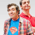 Jiménez y Txabi Franquesa en el cartel de Una boda feliz.