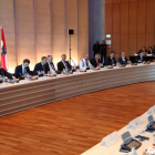 Segunda jornada de la cumbre informal de la Unión Europea celebrada en Salzburgo. FERNANDO CALVO