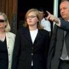 La familia de Caroline, presuntamente asesinada por Arce