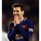Messi encadena cuatro partidos sin marcar ni asistir a sus compañeros. ALEJANDRO GARCIA