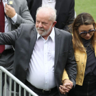 Lula da Silva con su mujer. SEBASTIAO MOREIRA