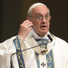 El papa Francisco, ayer en Filadelfia.