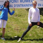 Sergio Sánchez entrena junto con su novia, la también atleta Sana, en Font Romeu.
