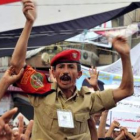 La capital de Yemen registró ayer una nueva manifestación en contra del presidente.