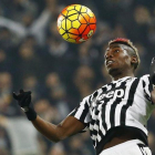 Paul Pogba, con la camiseta del Juventus en un partido de la temporada pasada.