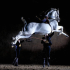 Imagen de una de las coreografías que componen el espectáculo de la gira ecuestre.