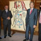 Santos Llamas y Antonio María Claret García clausuraron ayer la asamblea de Montes de Piedad