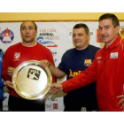 Manolo Cadenas junto a los técnicos del Barcelona, Atlético de Madrid y Naturhouse La Rioja.
