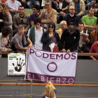 La delegación berciana en la asamblea ciudadana.