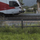 Imagen de la estación de tren de Salez-Sennwald, donde un hombre atacó antes de ayer a otros pasajeros en un tren suizo.