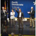 Artur Mas, ayer, durante la presentación del partido PDeCat. MARTA PÉREZ