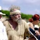 Momento del rodaje de la película, protagonizada por el actor Juan Luis Galiardo