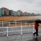 Imagen de Gijón bajo la lluvia. J. L CEREJIDO