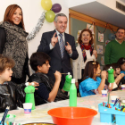 Emilio Gutiérrez, Casais y Montserrat Gutiérrez, en el acto de ayer.