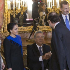 El presidente de Ecuador, Lenín Moreno, durante su visita oficial a España.