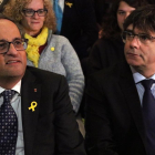 Quim Torra y Carles Puigdemont, el pasado 8 de diciembre en Bruselas.