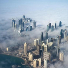 Vista aérea de Doha, la capital de Catar.