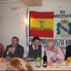 El alcalde, Ángel Crespo, compartió con los aficionados «merengues» una cena de hermandad