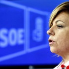 La vicesecretaria general del PSOE, Elena Valenciano, animó a los ciudadanos a rebelarse.