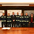 El alcalde presidió la toma de posesión de los cinco cabos bomberos.