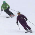 La estación de esquí de Leitariegos vivirá el sábado una nueva carrera en la nieve. JESÚS F. SALVADORES