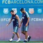Messi y Luis Suárez serán los principales referentes del Barcelona en el ataque. FONTCUBERTA