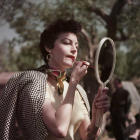 Ava Gardner, en el rodaje de 'La condesa descalza' (1954).