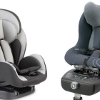 Las dos sillas que no han superado el test de impacto frontal, la Giordani Evolution Isofix (izquierda) y la Concord Ultimax i-Size.