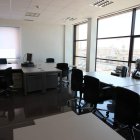 Aspecto de una de las dependencias de la Oficina Judicial de León antes de su estreno.