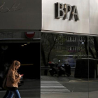 Fachada de la antigua sede del BPA en Andorra.
