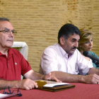 Celestino Pinilla y Emilio Redondo, en la presentación.