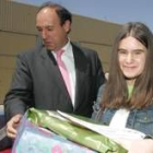 Tercer premio. Manuel Andrés Martinez con Patricia Cascallana, del I.E.S. Lancia