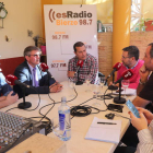 Miguel Ángel Álvarez Tomé asistió ayer a la Tertulia de El Leñador de EsRadio Bierzo. L. DE LA MATA