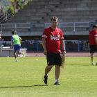 Manolo Díaz ya tiene en su cabeza el equipo que pondrá mañana de inico ante el Tenerife.