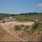 Vista de las obras que se llevan a cabo en la C-626 en las cercanías de Prado de la Guzpeña