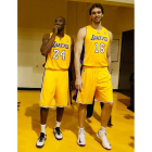 Kobe Bryant y Pau Gasol, referentes de los Lakers.