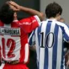 La Deportiva falló algunas ocasiones claras y Gorka lamenta una de ellas