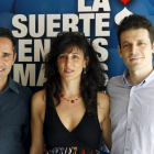 Jorge Drexler, la productora Mariela Besuievsky y el director Daniel Burman.