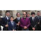 Algunos de los miembro del Ensemble de Clarinetes de Ponferrada.
