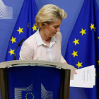 Ursula von der Leyen, presidenta de la Comisión Europea. JULIEN WARNAND