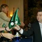 López Riesco recibió ayer en Madrid la mención de oro del premio Bandera Verde sobre medioambiente