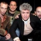 Felé Martínez, Gaél García Bernal, Pedro Almodóvar y Javier Cámara