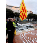 Un acto organizado por la ANC en la Plaza de Cataluña.