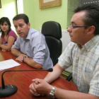 El alcalde de Cacabelos, José Manuel Sánchez, en un pleno.