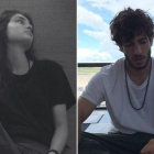 La modelo Paula Willems y el actor Quim Gutiérrez, en fotos que han colgado en sus respectivas cuentas de Instagram.