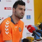 Benja Martínez, durante su etapa en la Unión Deportiva Las Palmas. SCF