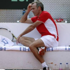 Àlex Corretja, en la última eliminatoria ante Ucrania.