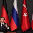 El presidente francés Emmanuel Macron se felicitó del resultado electoral. BOZOGLU