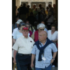 Jubilados del Club de los 60 en su viaje a la Alhambra.